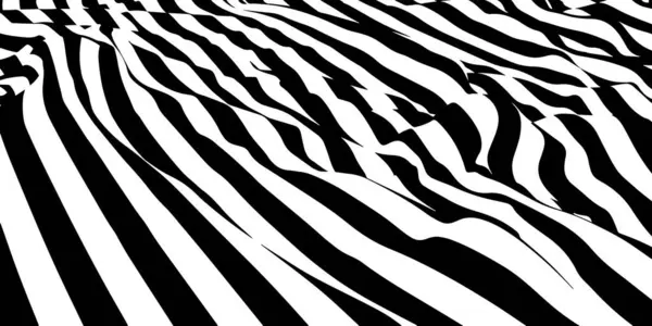 Абстрактный Фон Параллельные Черные Линии Шумовой Поверхности Перспективе Векторная Иллюстрация — стоковый вектор