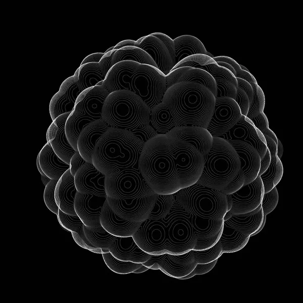 Абстрактные Шумные Искаженные Сферы Векторные Окружности — стоковый вектор