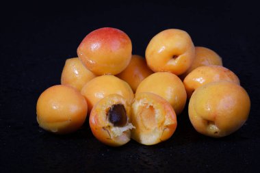 delicious homemade apricots in the studio