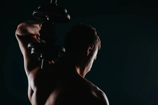 Selbstbewusster Muskulöser Mann Mit Fitten Körpern — Stockfoto