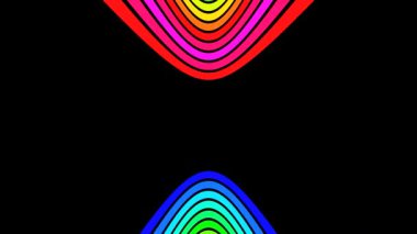 Loop Vertical Rainbow Strips V2 - 4K