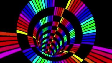 Loop Raimbow Tunnel 5 - 4K
