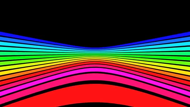 Loop Vertical Rainbow Strips — 图库视频影像