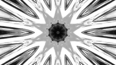 Loop Keleidoscope black and white 10 - 4K