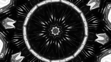 Loop Keleidoscope black and white 8 - 4K