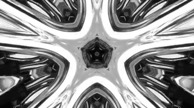 Loop Keleidoscope black and white 8 - 4K