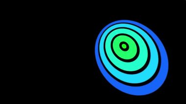 Twisted Movement of lines expanding outward - 4K