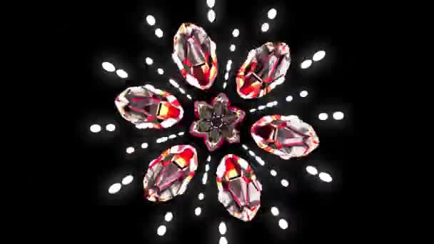 Beat Snow Diamond — стоковое видео