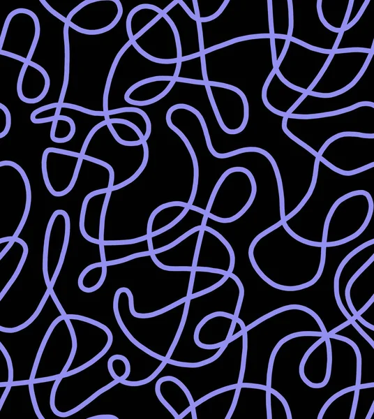 Абстрактный Рисунок Синими Линиями Черном Фоне — стоковое фото