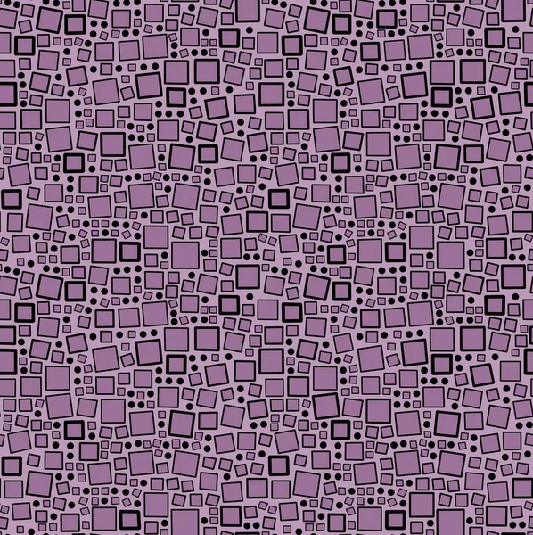 Abstract drawing of pink square shapes hand-drawn.Seamless pattern.