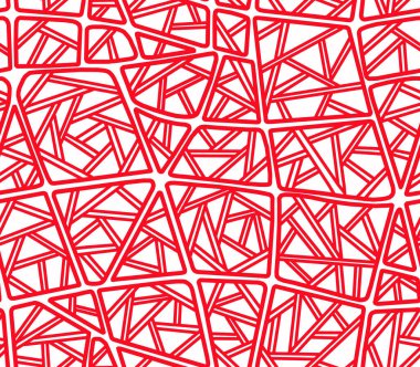 Bir örümcek ağına benzeyen geometrik şekillerdeki çizgilerin soyut çizimi. Kusursuz desen..