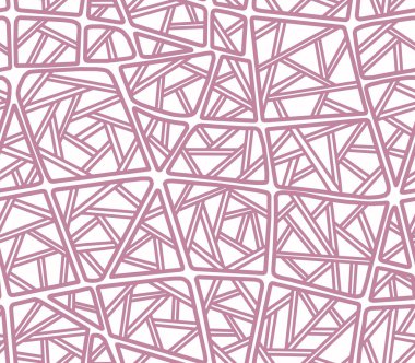 Bir örümcek ağına benzeyen geometrik şekillerdeki çizgilerin soyut çizimi. Kusursuz desen..