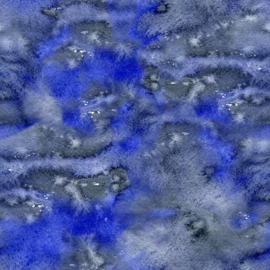 Karanlık gökyüzünün suluboya çizimi. Kusursuz alan arkaplanı