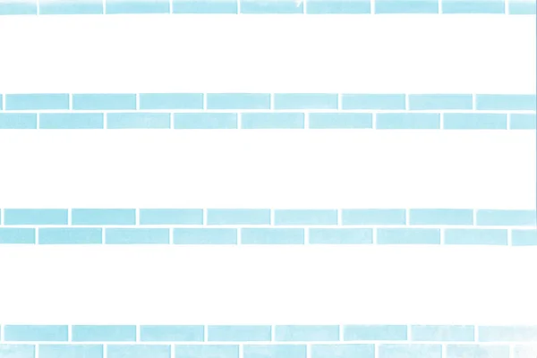 白色背景上有蓝色砖的墙纸 横向图像 蓝色的砖 背景为白色条纹 免版税图库照片