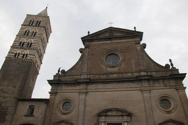Καθεδρικός Ναός Viterbo Ιταλικά Duomo Viterbo Cattedrale San Lorenzo Είναι — Φωτογραφία Αρχείου