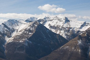 İtalya 'nın merkezindeki apenamik manzara