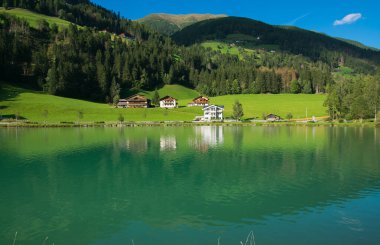 Göldeki Selva dei Molini alp köyü, Alto Adige, İtalya