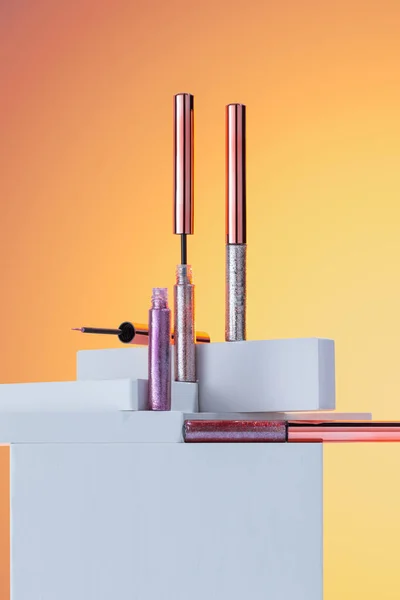 Ołówek Kosmetyczny Ołówek Czystą Etykietą Demakijażu Kosmetycznego Lub Aplikacji Linii — Zdjęcie stockowe