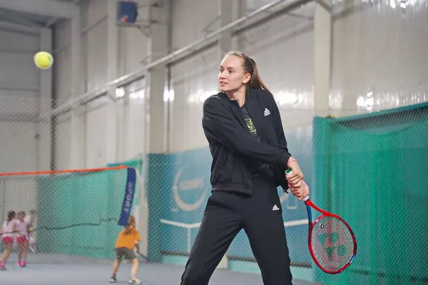 Almaty Kazajistán 2022 Elena Rybakina Campeón Grand Slam Wimbledon 2022 — Foto de Stock