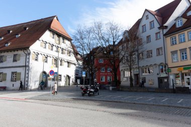RAVENSBURG, ALMANY - 11 Mart 2023 'te Ravensburg sokaklarında