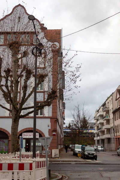 Страсбург Франция Января 2023 Улица Живописном Городке Страсбург Франции — стоковое фото
