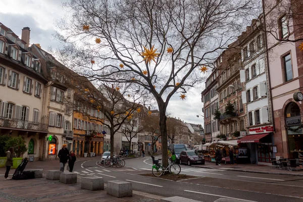 부르크 프랑스 2023 프랑스의 아름다운 스트라스부르의 — 스톡 사진