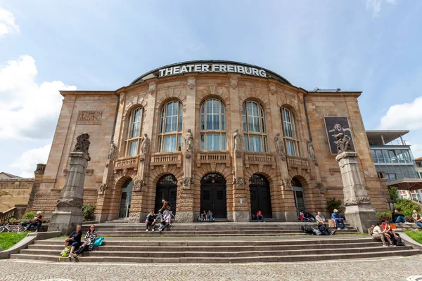 Freiburg Germany May 2023 Freiburg Theater Luxurious Building Former Augustinian — Stock Photo, Image