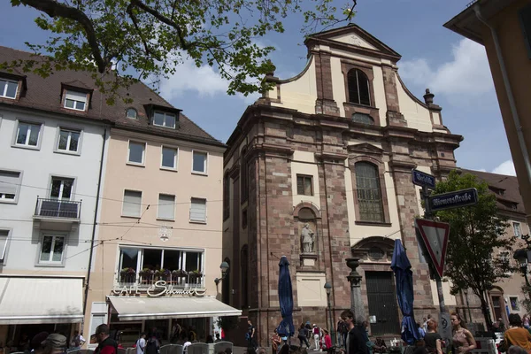 Freiburg Germany May 2023 Facade University Church Freiburg — 스톡 사진