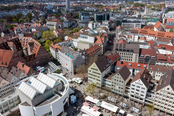 Ulm Deutschland April 2023 Der Platz Vor Dem Ulmer Münster — Stockfoto