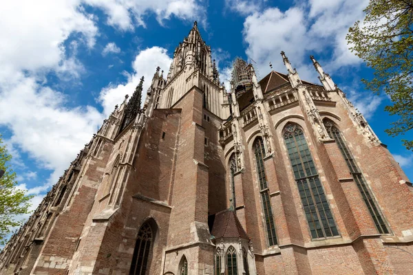 Ulm Katedrali Gotik Lüteriyen Katedrali Dünyanın Uzun Katedrali Almanya Baden — Stok fotoğraf