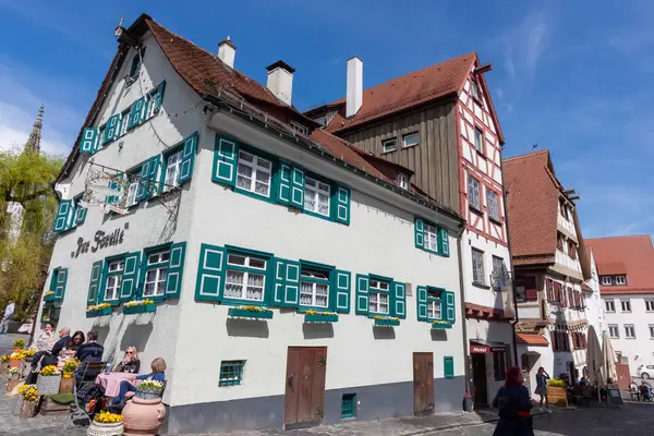 Ulm Allemagne Avril 2023 Anciennes Maisons Colombages Dans Quartier Pêche — Photo