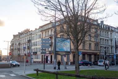 STRASBOURG, FRANSA - 3 HAZİRAN 2023: Fransa 'nın Strazburg sokaklarında