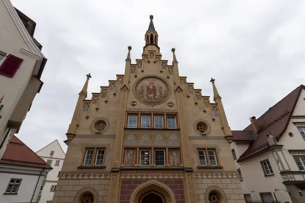 Szent Szellem Neogótikus Kórháza Bad Waldsee Németország — Stock Fotó