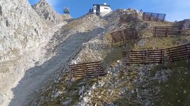 Havelekar Kadar Kablolu Araba Yolculuğu Innsbruck Taki Yüksek Nokta Hızlı Stok Çekim 