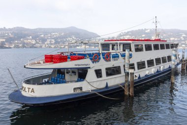 COMO, İtalya - 25 Şubat 2023: 