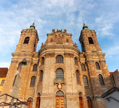 Weingarten 'deki Saint Martin Bazilikası. Weingarten Manastırı 'nın eski ana kilisesi. Barok Katolik katedrali.