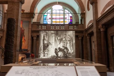 NUREMBERG, ALMANY - 18 Mayıs 2024: Nuremberg 'deki Alman Ulusal Müzesi