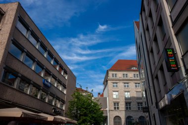 NUREMBERG, ALMANY - 18 MAYIS 2024: Nuremberg 'in eski kasabalarından birinde