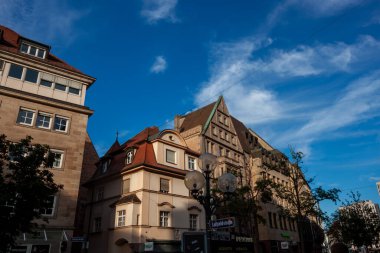 NUREMBERG, ALMANY - 18 MAYIS 2024: Nuremberg 'deki eski kasabanın başlangıcında