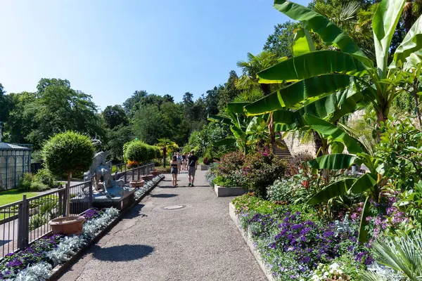 stock image STUTTGART, GERMANY - AUGUST 6, 2024: Inside the Wilhelma gardens. This is a zoological-botanical garden in Stuttgart in the Bad Cannstatt District