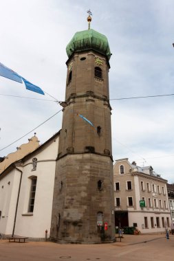 BREGENZ, AUSTRIA - 6 ECTOBER 2024: Bregenz, Avusturya 'da bulunan Lieben Frau Gölü' nde bulunan Seekapelle zu unserer.