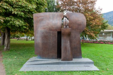 BREGENZ, AUSTRIA - 6 Ekim 2024: Bregenz, Avusturya 'da 