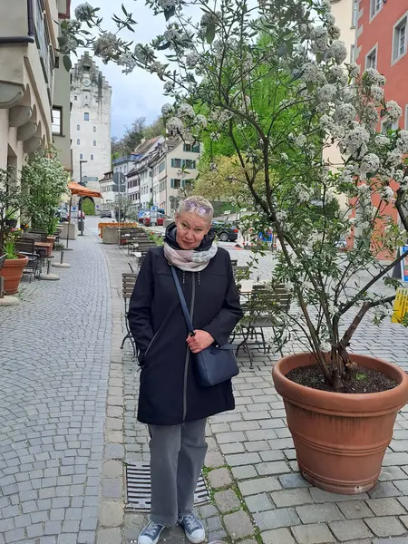 Turizm içeriği illüstrasyonu. Ravensburg manzarası çok güzel. Ravensburg, Almanya 'da Tatil