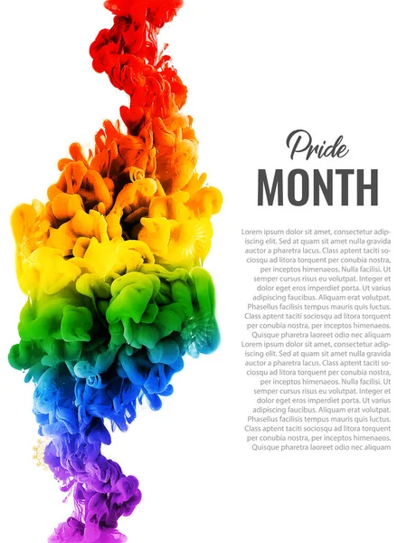 Leszbikus Meleg Biszexuális Transznemű Közösségnek Nyújtott Lmbt Támogatást Bemutató Szivárványszínű — Stock Vector