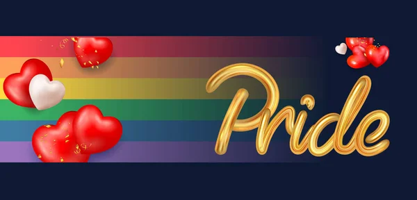 Lgbt Nin Lezbiyen Gay Biseksüel Transseksüel Topluluklara Verdiği Desteği Gösteren — Stok Vektör