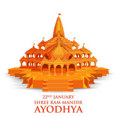 Ayodhya 'daki Shri Ram Janmbhoomi Teerth Kshetra Ram Mandir Tapınağı' nın dini geçmişi.