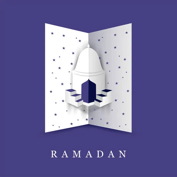Ilustración Ramadán Kareem Generosos Saludos Ramadán Para Festival Religioso Islam Ilustraciones de stock libres de derechos