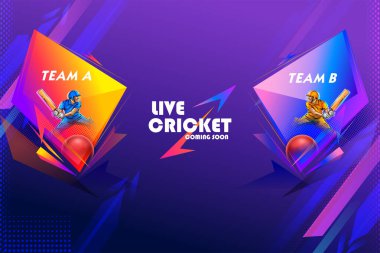 Beyzbol arka planında kriket şampiyonluğu oynayan vurucu oyuncu çizimi