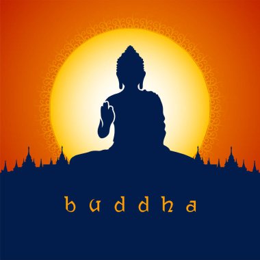 Buda 'nın Mutlu Buda Purnima Vesak Festivali meditasyonu.