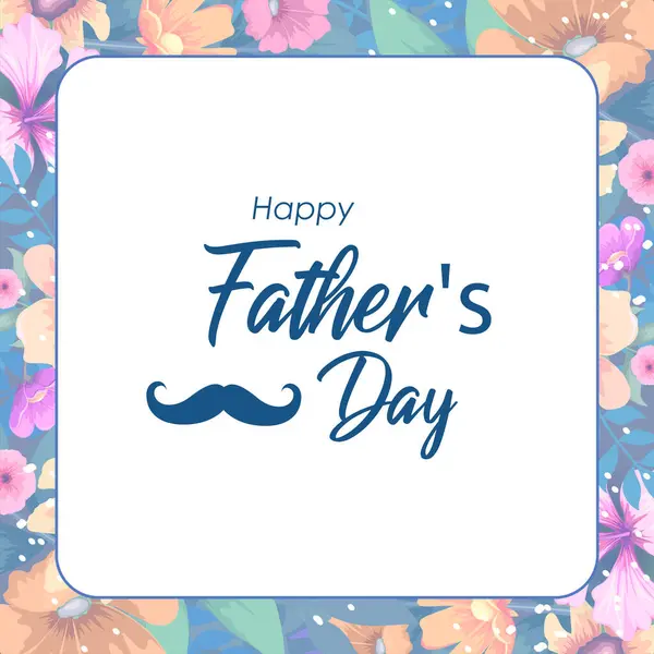 Ilustrace Svátečních Pozdravů Pozadí Pro Happy Father Day Vektorová Grafika